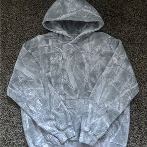 Abercrombie & Fitch Gray Camouflage Hoodie
